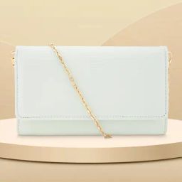 Fastrack White PU Clutch-picture-5