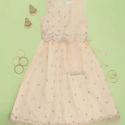 Akkriti by Pantaloons Girls Snow White Embroidery Lehenga Cholis-picture-26