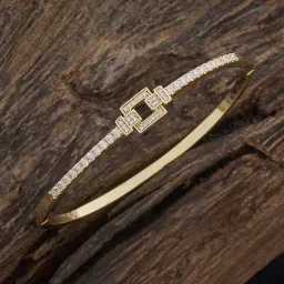 Kushal's Fashion Jewellery Golden Kada for Women-image-99