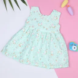 Macwin Girls Cotton Floral Embroidered Fit & Flare Dress-picture-21