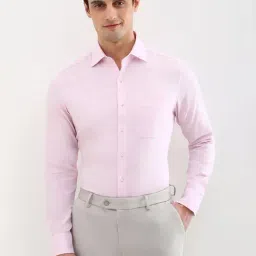 Allen Solly Pink Cotton Slim fit Print Shirts-picture-30