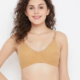 Clovia Beige Non Wired Non Padded Maternity Bra image 1