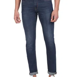 Arrow Sport Blue Slim Fit Lightly Washed Jeans image 1