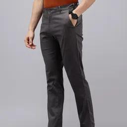 ColorPlus Men Slim Fit Chinos Trousers image 5