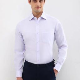 Allen Solly Purple Cotton Regular fit Abstract Shirts-picture-14