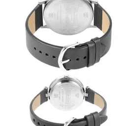 sonata SonataBrass Set Of 2 Dial & Leather Straps Analogue Watch 7710587041SL01 image 2