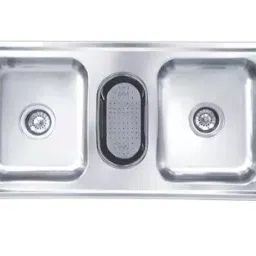 Nirali Galaxy 41x20 Inch Glossy SS Double Bowl Kitchen Sink-picture-25