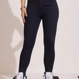 DOLCE CRUDO Pickle Whisper Women Skinny Fit High-Rise Stretchable Denim Jeans-image-39