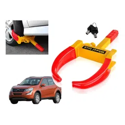 Auto Pearl Claw Type Anti Theft Adjustable Wheel Clamp Lock for Mahindra XUV 500-image-25