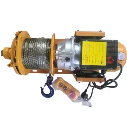 Boltz Corporation Electric Mini Construction Lifting Crane with 4 HP Clutch Motor 500 Kg Capacity 8 mm Rope Dia. and 40 m Length image 2