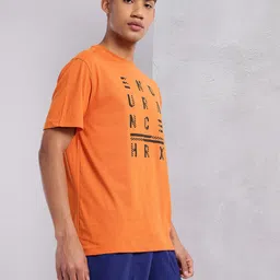 HRX by Hrithik Roshan Typography Printed Training T-shirt image 4