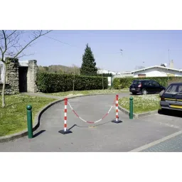 RS PRO Red & White ABS Barrier Post Model No 1252193 image 3