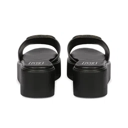 Viviblu Embellished Leather Platform Sandals image 4