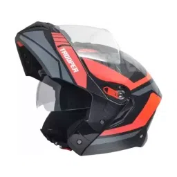 Studds TROOPER D1 DECOR BLACK (600 mm) X Large Full Face Flip-Up Helmet, D1 BLACK N8-image-25
