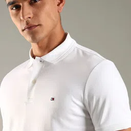Tommy Hilfiger Men Solid Polo Collar T-shirt image 2