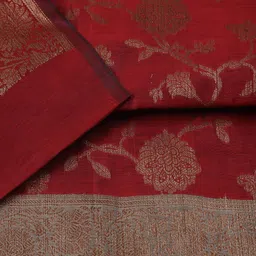 Meena Bazaar Ethnic Motifs Woven Design Unstitched Dress Material image 3