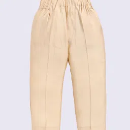 LITTLE COLLARS Boys Floral Printed Pure Silk Kurta with Pyjamas image 5