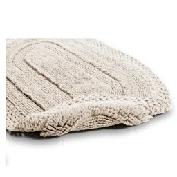 saral home Saralhome BERA Cotton Antiskid 2pc Bathset Ivory. 45x75-45cm x 50cm image 4