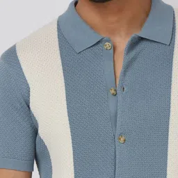 Mufti Men Classic Slim Fit Colourblocked Spread Collar Cotton Casual Shirt image 3