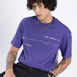 glitchez Innovative Mindset Printed Relaxed Fit T-shirt-picture-43