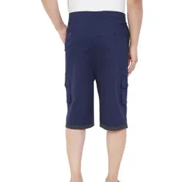 Hypernation Navy Cotton Shorts image 2