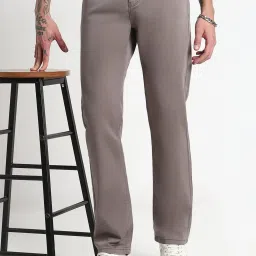 showoffff Showoff Grey Straight Fit Jeans image 1