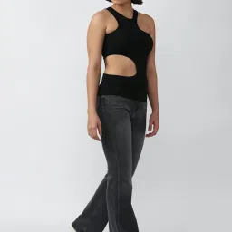 Forever 21 Black Regular Fit Top image 4