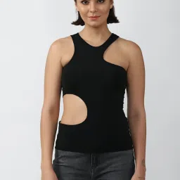 Forever 21 Black Regular Fit Top image 1