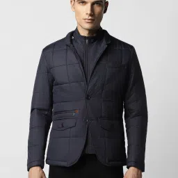 Van Heusen Navy Regular Fit Jacket image 1