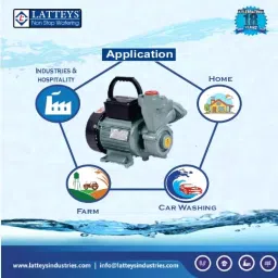 Latteys 1 HP Single Phase Self Priming Monoblock Pump, FGRG-0010 image 2