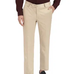 Arrow Beige Regular Fit Trousers image 1