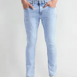 U.S. Polo Assn. Blue Cotton Slim Fit Jeans-picture-39