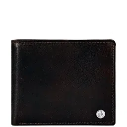 Eske Brown Casual Leather Bi-Fold Wallet for Men image 1