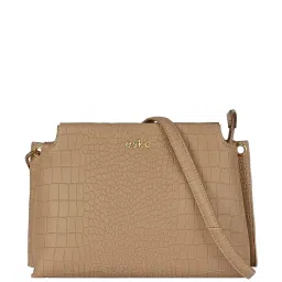 Eske Beige Animal Effect Medium Shoulder Handbag image 1