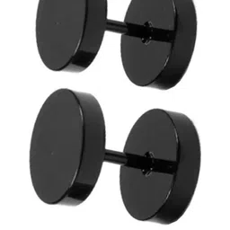 shobhram Unisex Black Earrings image 2