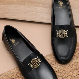 U.S. Polo Assn. Women's Black Casual Loafers image 1