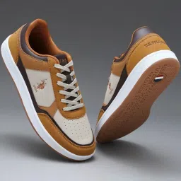 U.S. Polo Assn. Men's Tan Casual Sneakers image 1