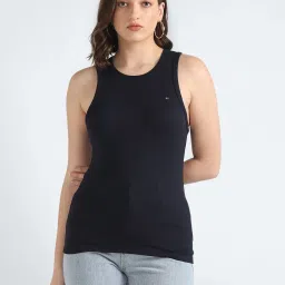 TOMMY HILFIGER Navy Slim Fit Top image 1