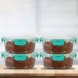 Allo Borosilicate Glass Containers with Lids Microwave Safe Container for Glass Storage Containers image 1