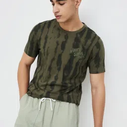 Forca By Lifestyle Grey Regular Fit Printed T-Shirt image 1