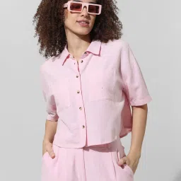 Only Pink Regular Fit Shirt image 1