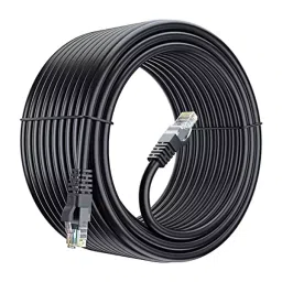 Fedus CAT 6 RJ45 Heavy Duty Outdoor Ethernet Cable (200 m, Black)-picture-27