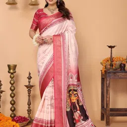 MAHARANI COUTURE Women Ethnic Motifs Banarasi Saree-picture-32
