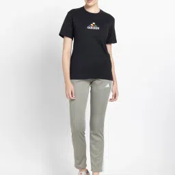 adidas Green REGULAR Printed Track Pant image 1