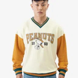 The Souled Store Multicolored Cotton Loose Fit Peanuts : Since 1950 Printed Sweatshirts image 1