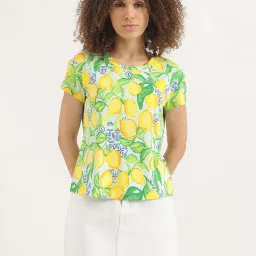 United Colors of Benetton Multicolored Printed Top image 1