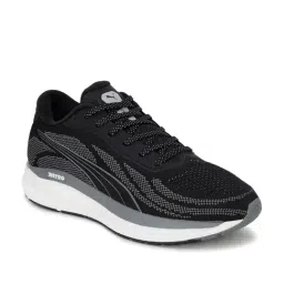 Puma Men's Magnify Nitro Knit Black Running Shoes image 2