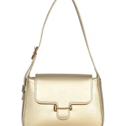 Esbeda Gold Textured Small Shoulder Bag-image-31