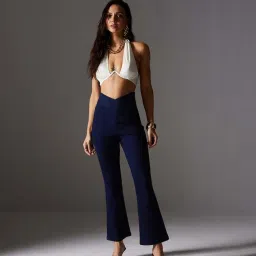 Miss Chase Blue Plain Jeans image 1