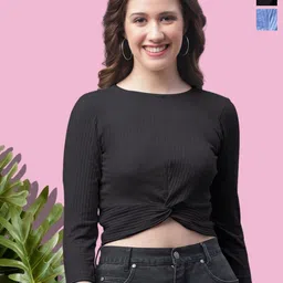 FBAR Pack Of 2 Cotton Crop Fitted Tops image 1